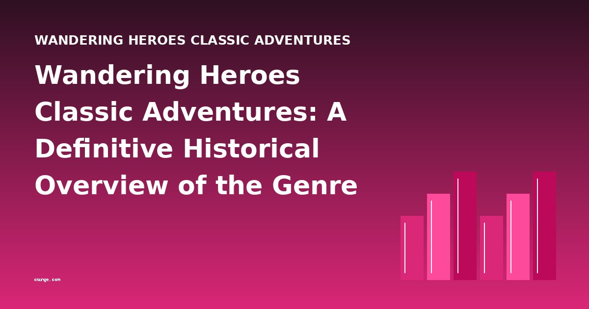 Wandering Heroes Classic Adventures: A Definitive Historical Overview of the Genre