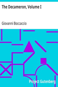 Cover of The Decameron, Volume I — Edition Insights