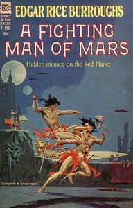 Cover of A fighting man of Mars — A Closer Reading