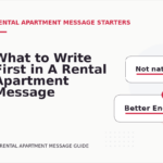 What to Write First in A Rental Apartment Message