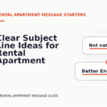 Clear Subject Line Ideas for Rental Apartment Messages