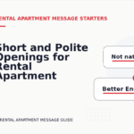 Short and Polite Openings for Rental Apartment Message English