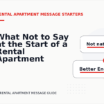 What Not to Say at the Start of a Rental Apartment Message