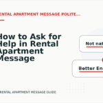How to Ask for Help in Rental Apartment Message English