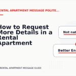 How to Request More Details in a Rental Apartment Message