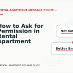 How to Ask for Permission in Rental Apartment Message English