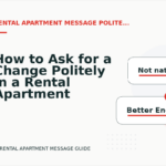 How to Ask for a Change Politely in a Rental Apartment Message