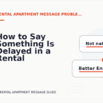 How to Say Something Is Delayed in a Rental Apartment Message