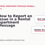 How to Report an Issue in a Rental Apartment Message