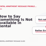 How to Say Something Is Not Available in Rental Apartment Message English