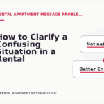 How to Clarify a Confusing Situation in a Rental Apartment Message
